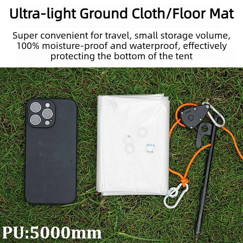 Ultralight Ground Sheet - Ultralichte tentvoetmat 5000 mm waterdichte campinggrondzeil