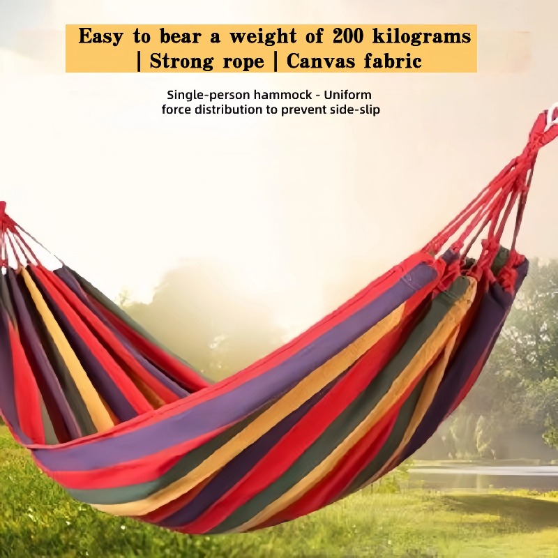 Outdoor Camping Store - Dikke canvas hangmat voor buiten, voor