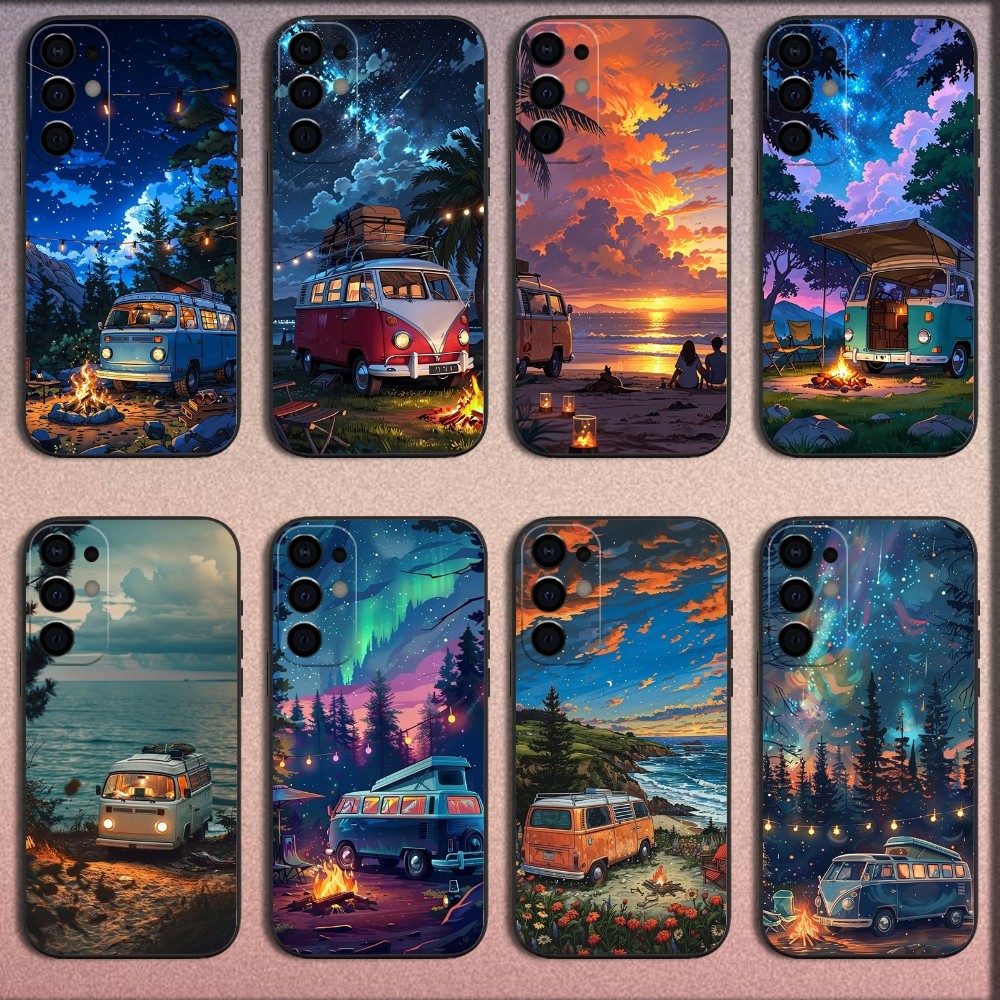 Outdoor Camping Quotes - Combi Van Auto Outdoor Camping Telefoon