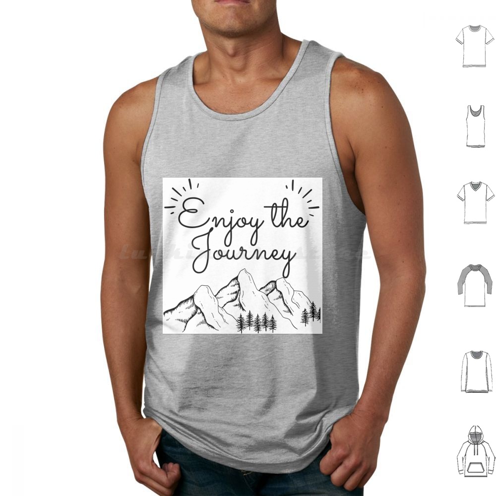 Outdoor Camping Quotes - Geniet van de reis Tanktops Vest