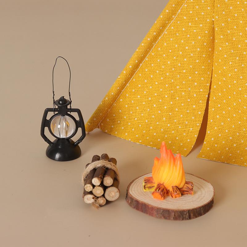 Outdoor Camping Toys - 1:12 Schaal Campingtent Model Decoratie Gesimuleerde