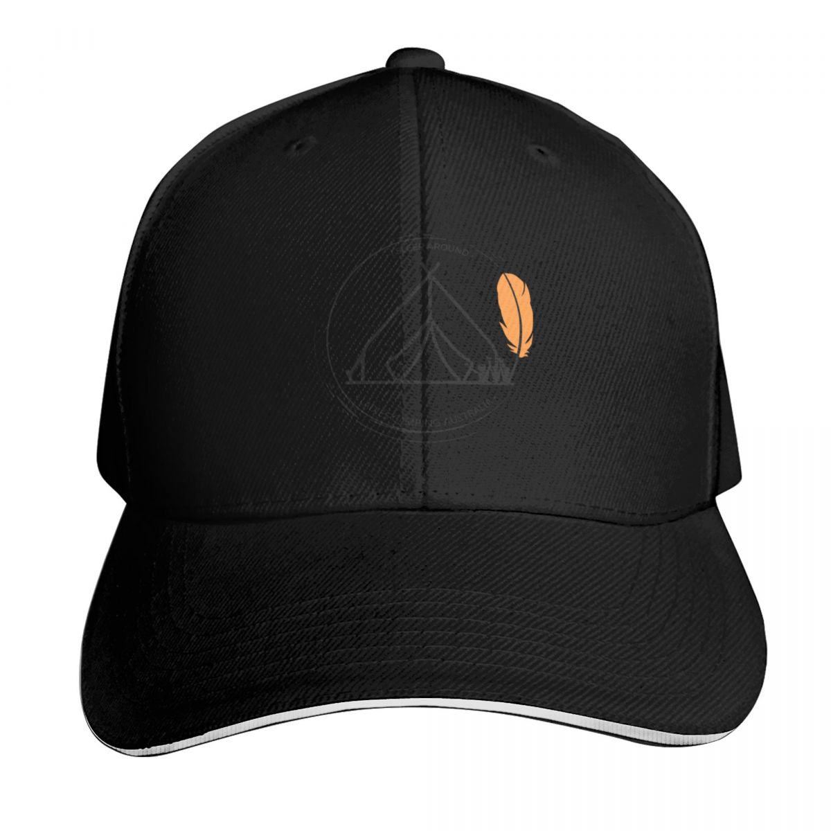 Outdoor Camping Australia - WA -text Design-Dames Camping Australië Baseballpet