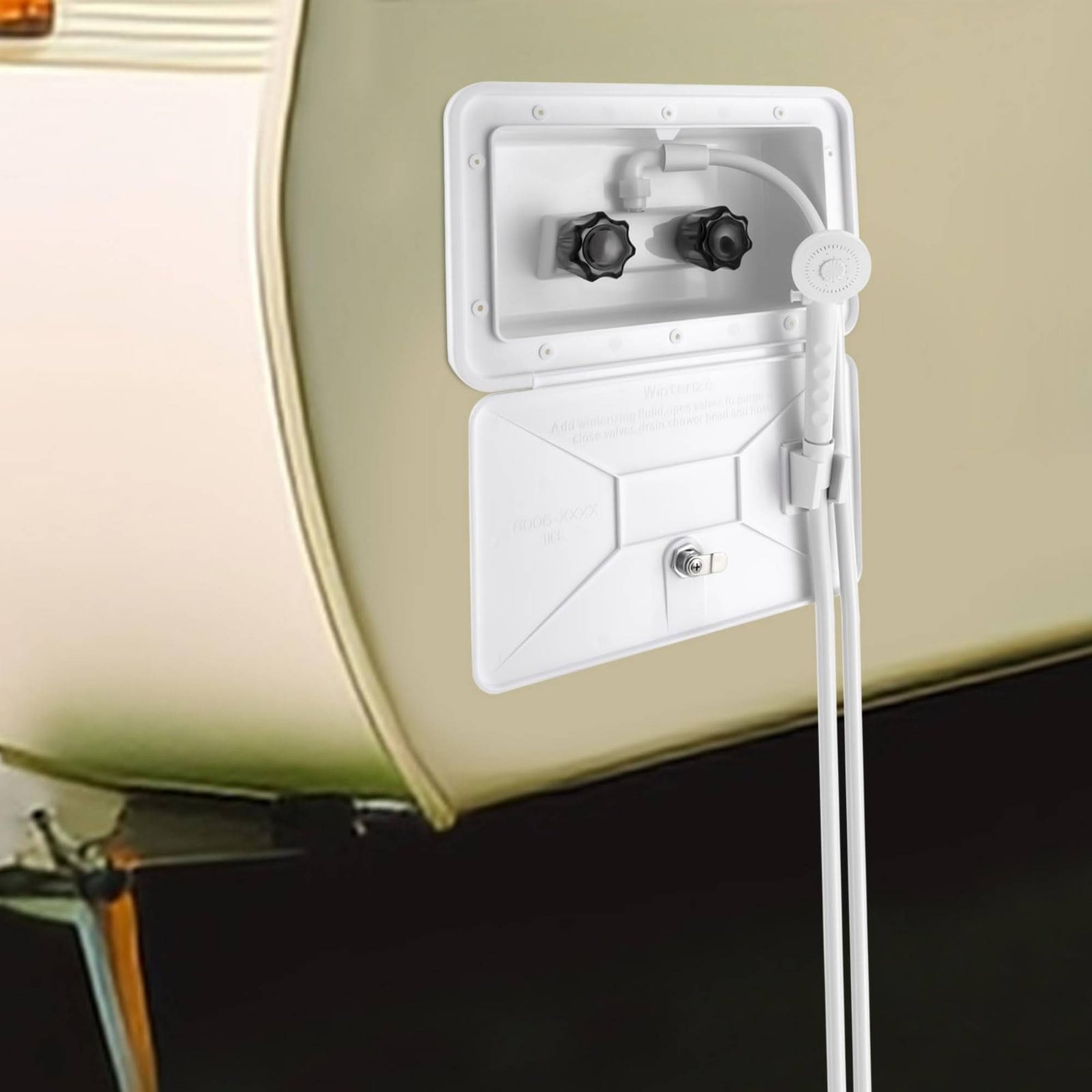 Outdoor Camping Showers - RV Buitendouchebox Compacte RV Buitendouche Set