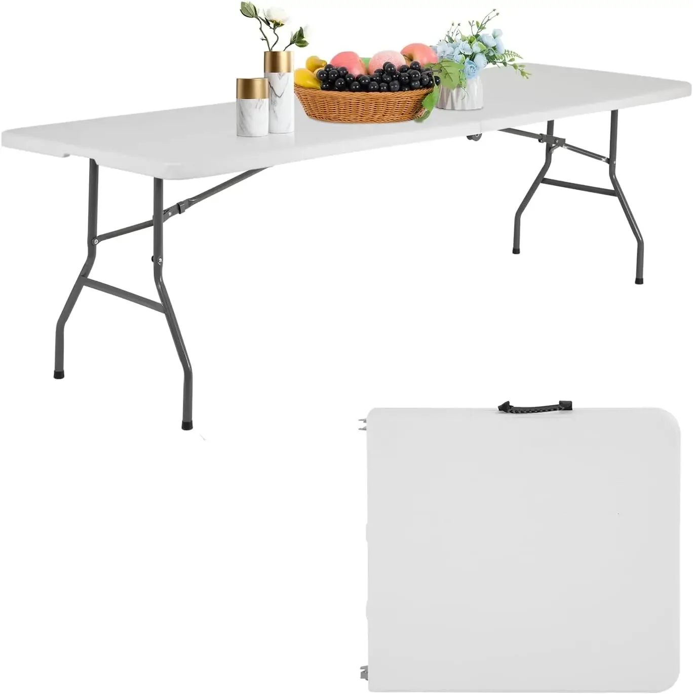 Outdoor Camping Quotes - 8 FT klaptafels kunststof 6ft halve
