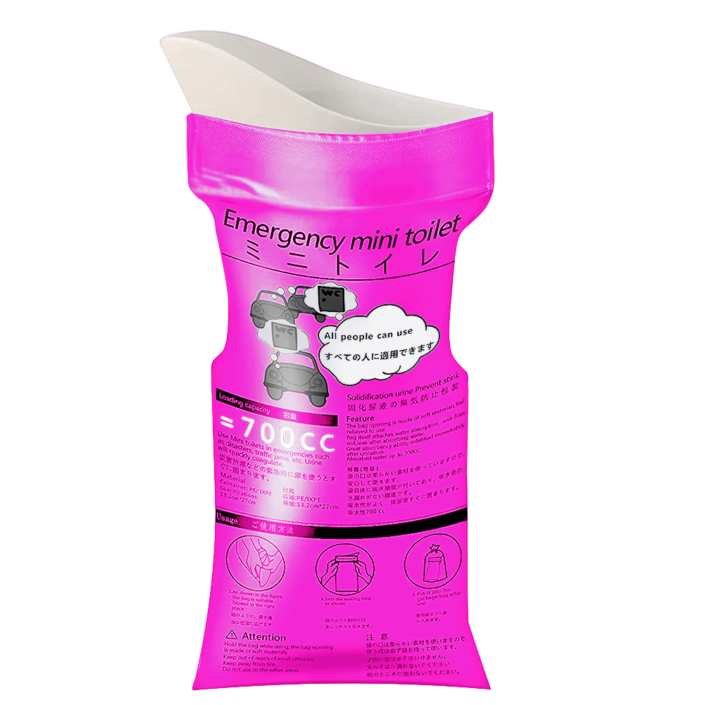 Outdoor Camping Bathroom - 700ml urinoir-toilettas Unisex wegwerp mini mobiele