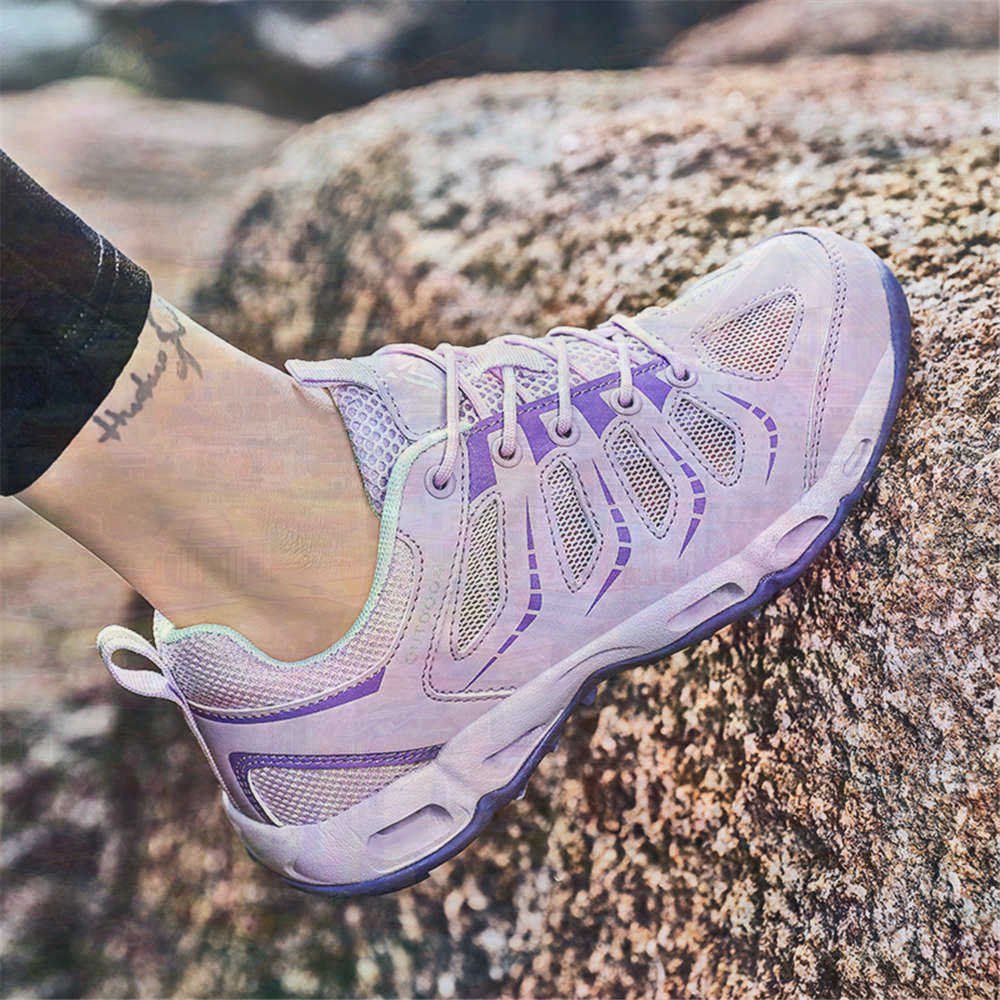 Outdoor Camping Store - Sumer Ronde Tip Zilveren Sneakers Tennisschoenen