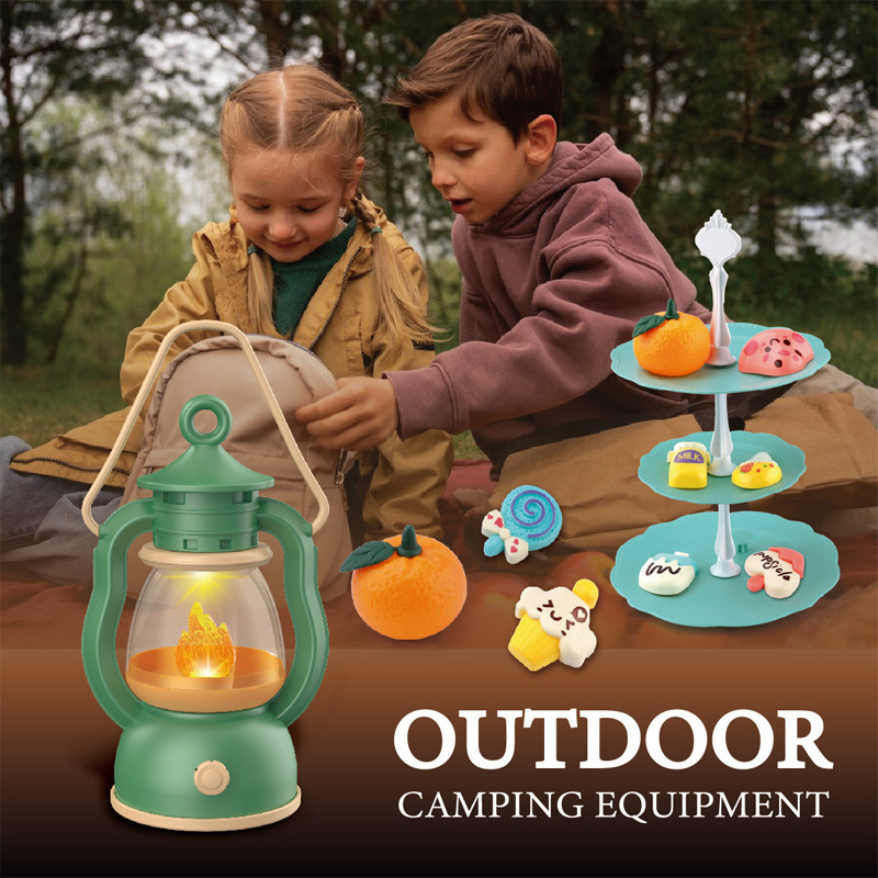 Outdoor Camping Toys - Campingset voor kinderen Kampvuur Fantasiespel Peuterspeelgoed