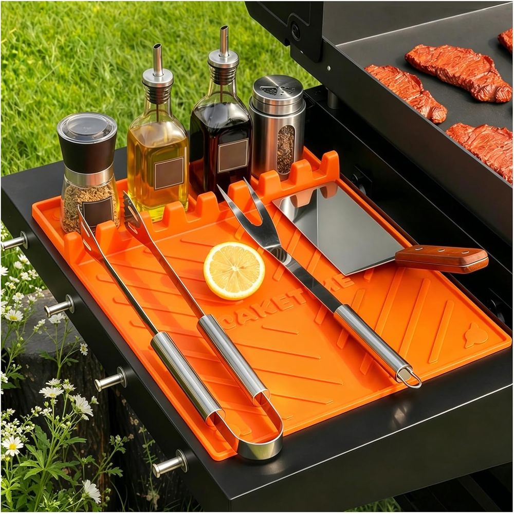 Outdoor Camping Kitchen - Siliconen grillmatten of accessoires voor grillplaten