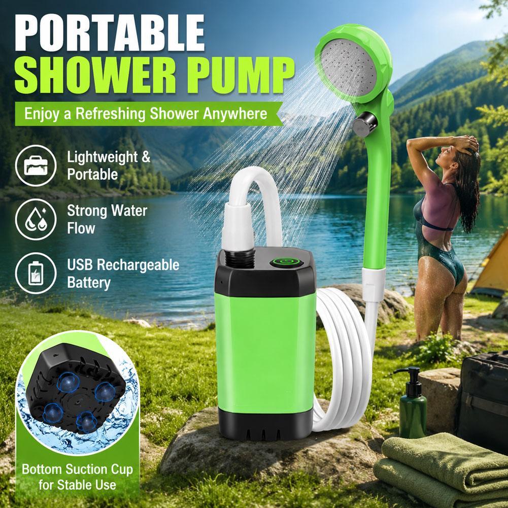 Outdoor Camping Bathroom - Draagbare douche voor buiten, dynamische douchekop,