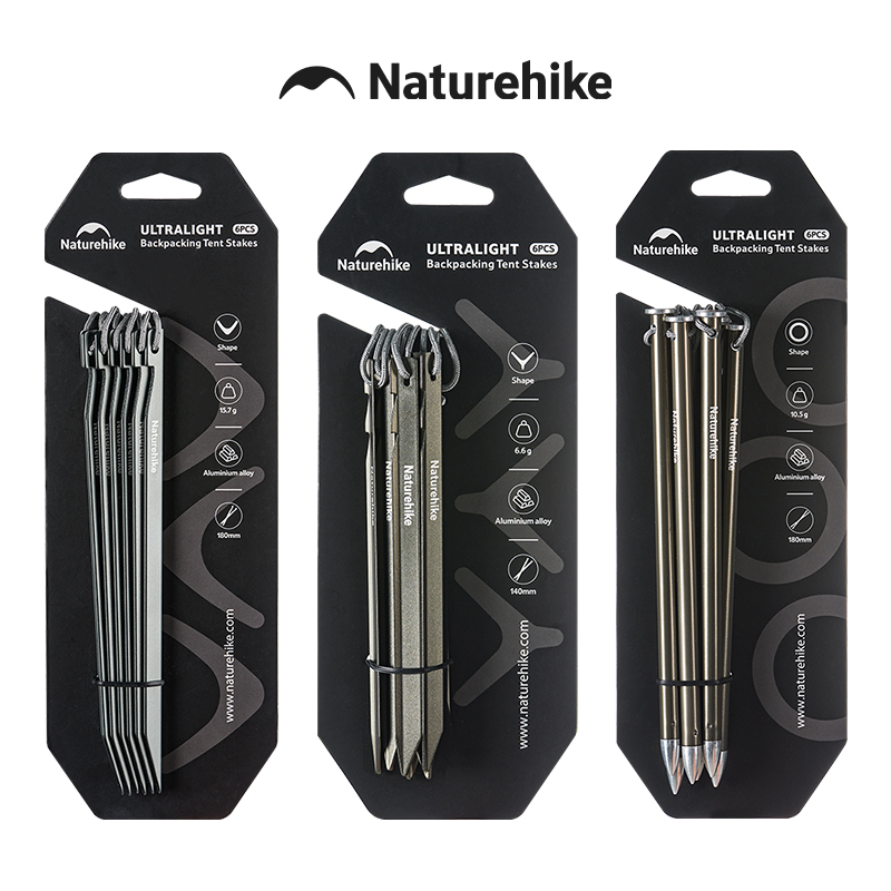 Ultralight Ground Sheet - Naturehike Tentnagel 7075 Aluminium Peg Tent