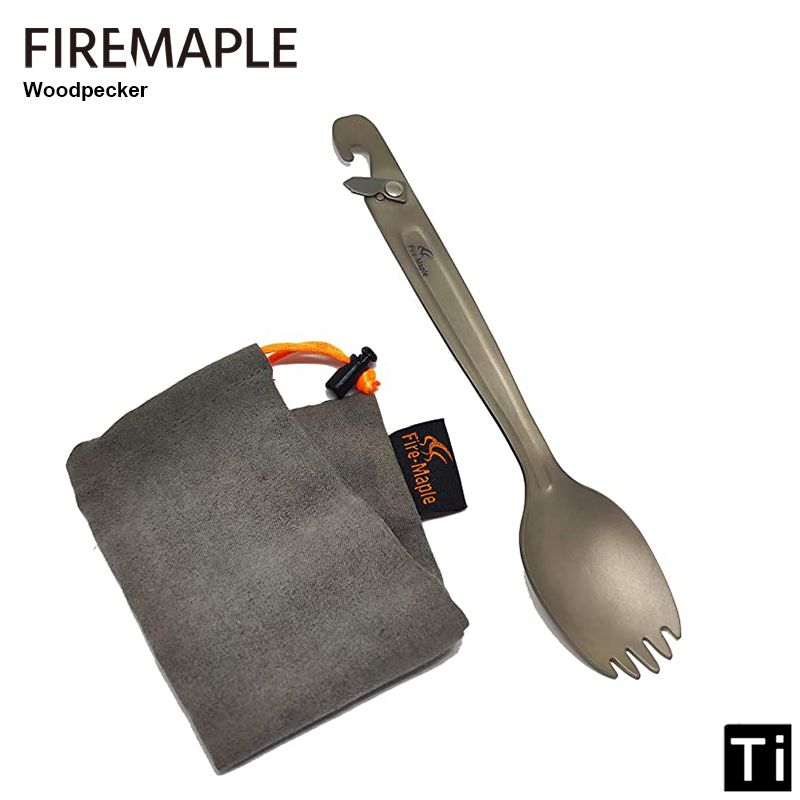Outdoor Camping Dining Set - Fire Maple Titanium Spork Met Multi