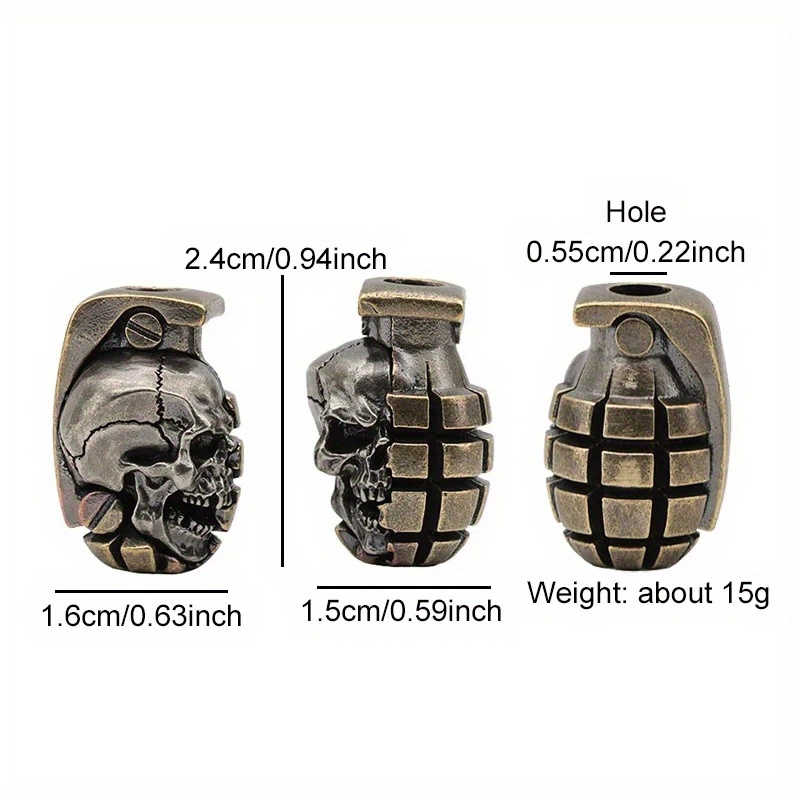 Dual Color Skull Granaat Messi - Paracord Bracelet recensie en prijs