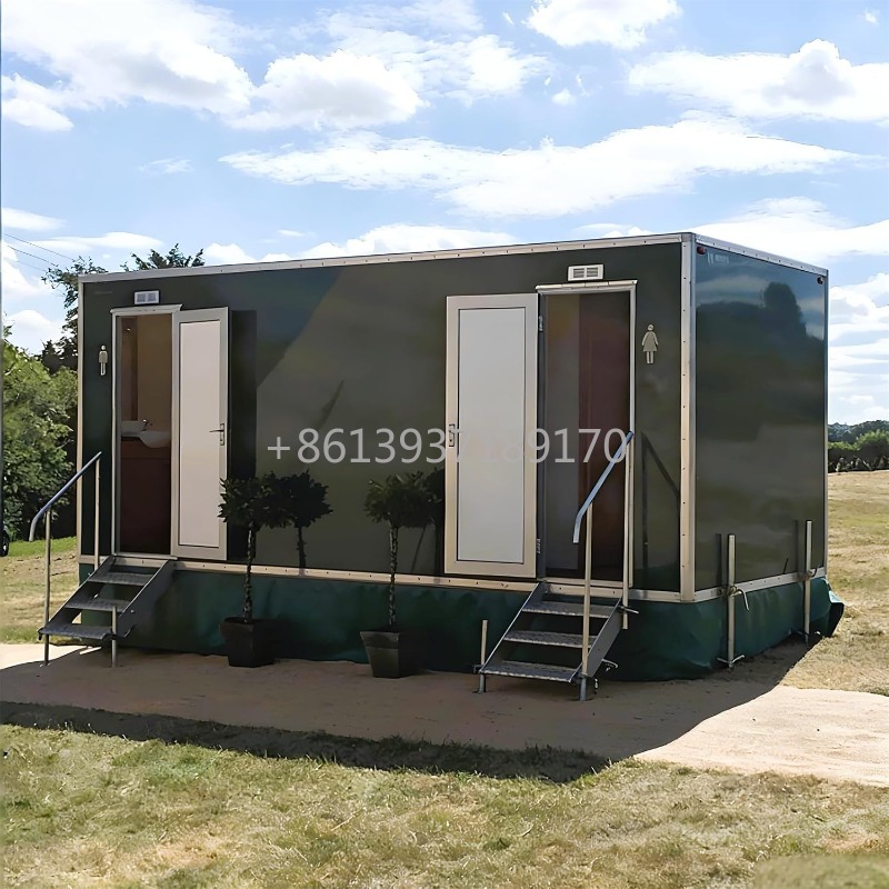 Mobiele toiletwagen met wastaf - Outdoor Camping Showers recensie en prijs