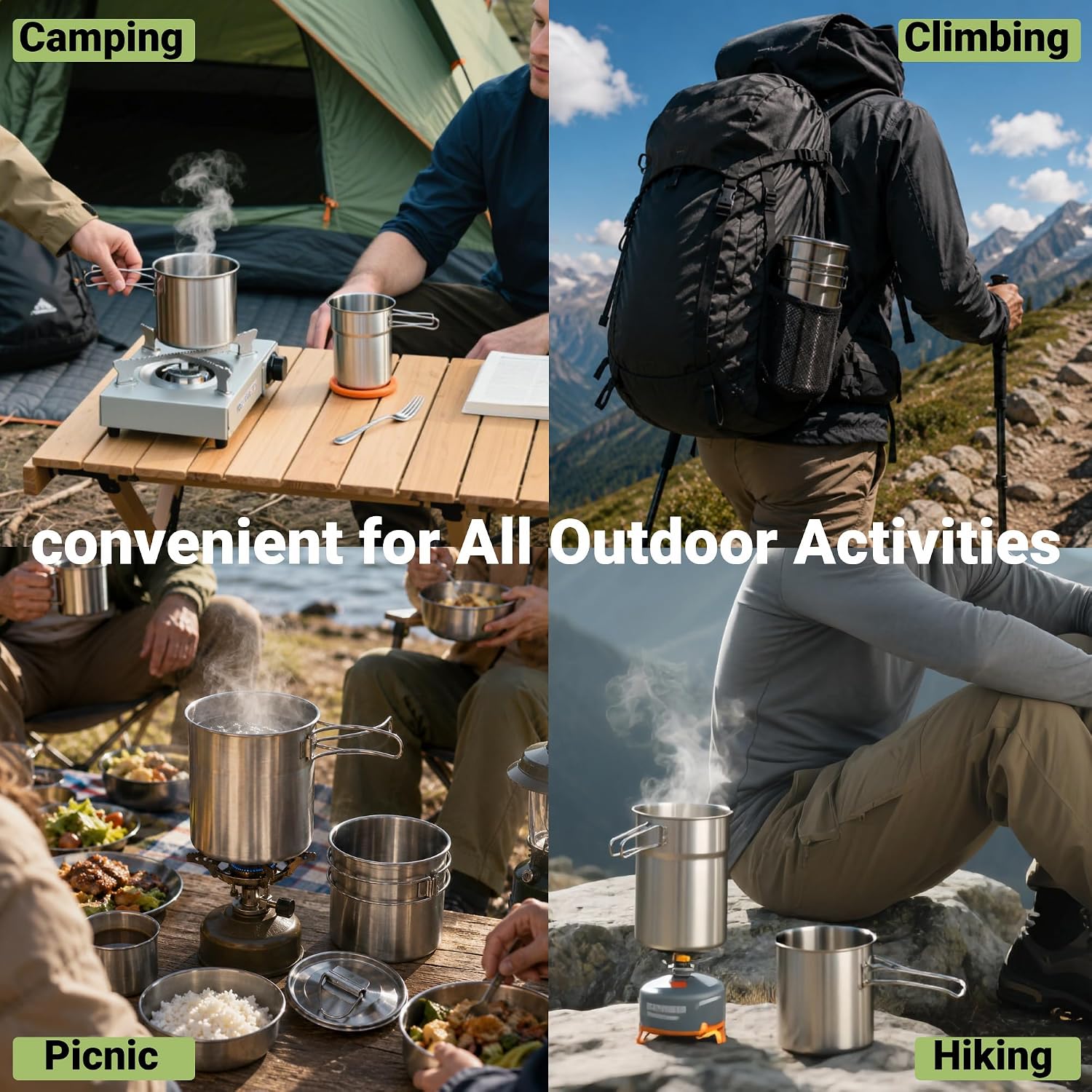 Opvouwbare campingbekers, camp - Outdoor Camping Uk recensie en prijs