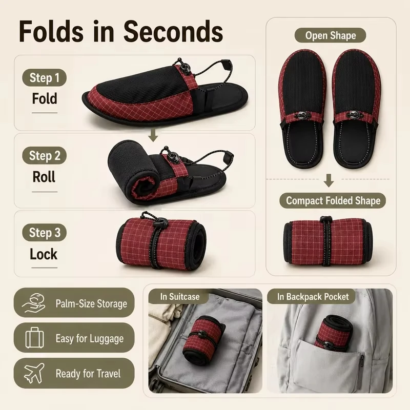 Ultralichte opvouwbare outdoor - Outdoor Camping Slippers recensie en prijs