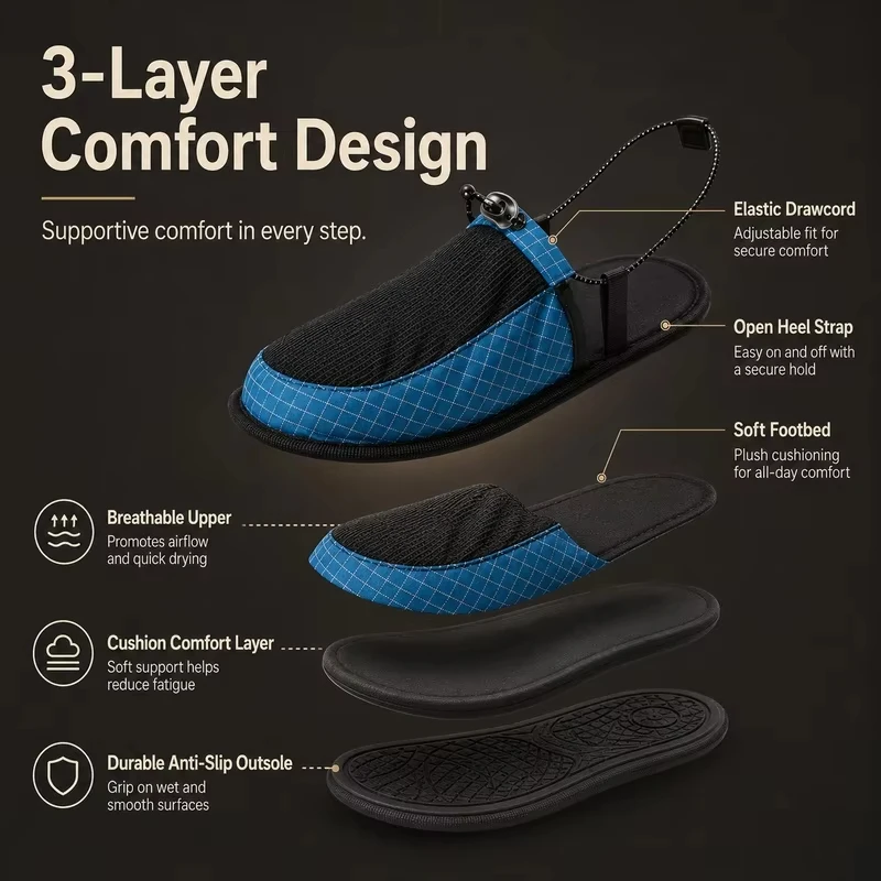 Ultralichte opvouwbare outdoor - Outdoor Camping Slippers recensie en prijs