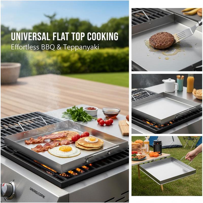 Universele platte bakplaat 18x - Outdoor Camping Kitchen recensie en prijs