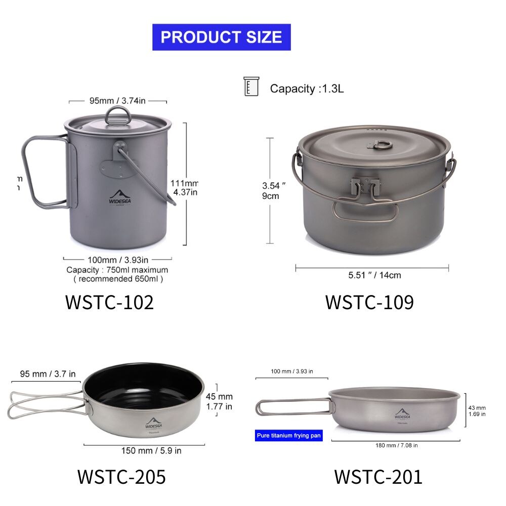 Widesea Camping Tafelgerei Tit - Outdoor Camping Dining Set recensie en prijs