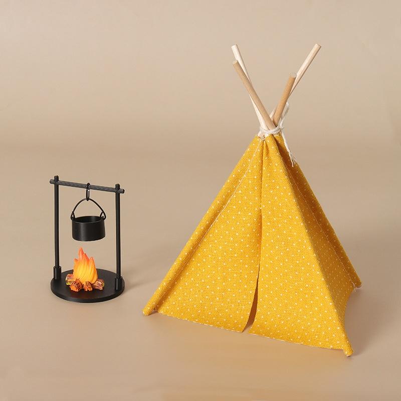 Nieuwe 1:12 schaal campingtent - Outdoor Camping Toys recensie en prijs