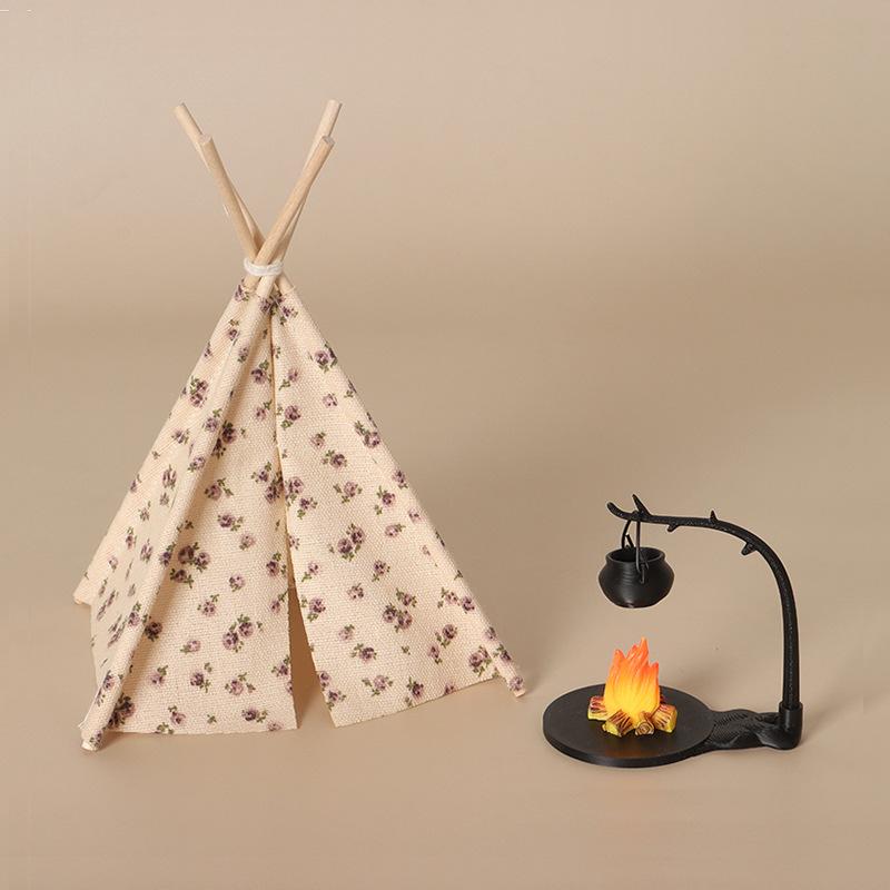 Nieuwe 1:12 schaal campingtent - Outdoor Camping Toys recensie en prijs
