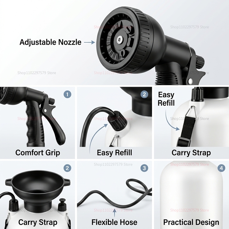 5L draagbare campingdouche, ha - Outdoor Camping Showers recensie en prijs