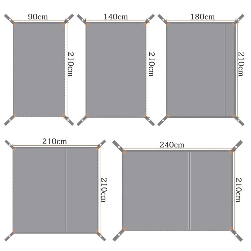 Multi Size Tent Vloer Tarp Cam - Ultralight Ground Sheet recensie en prijs