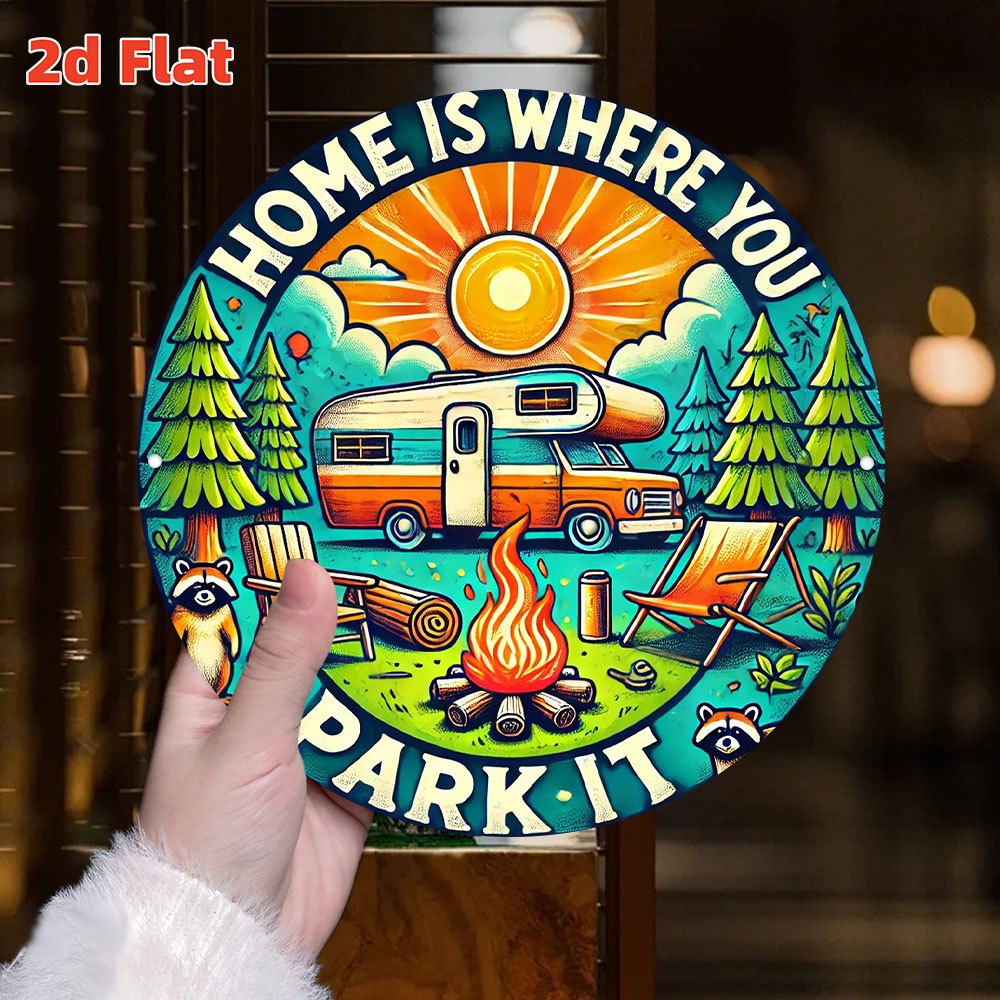 Retro camping houten muurkunst - Outdoor Camping Quotes recensie en prijs