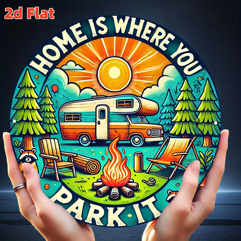 Retro camping houten muurkunst - Outdoor Camping Quotes recensie en prijs