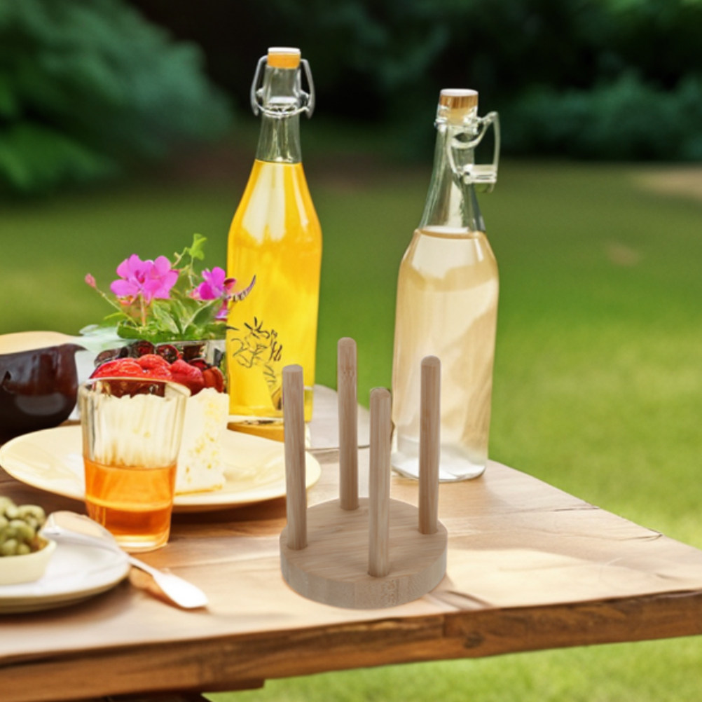 Compacte houten bekerhouder vo - Outdoor Camping Store recensie en prijs