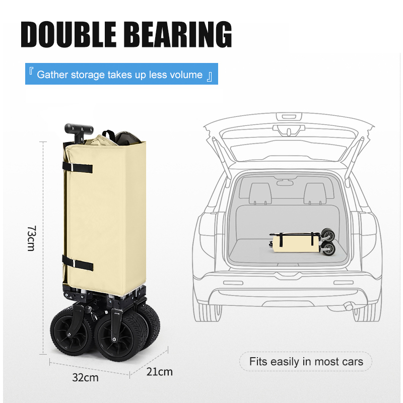 Inklapbare campingkar voor bui - Camp Table Folding recensie en prijs