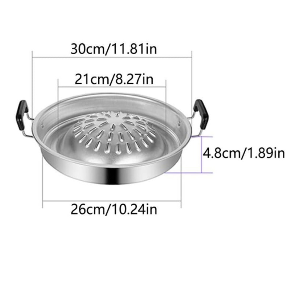 2-in-1 Hot Pot Grill Pan Anti- - Outdoor Camping Kitchen recensie en prijs