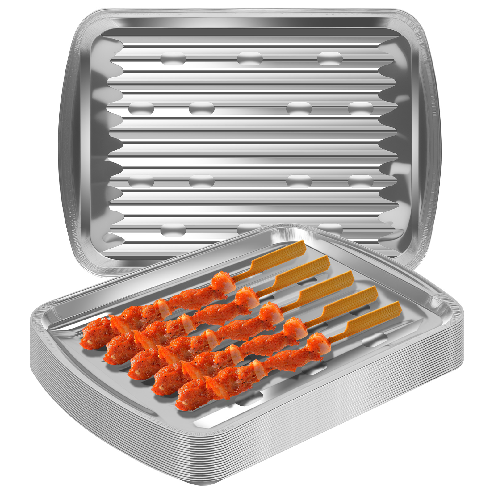 Aluminiumfolie Dienbladen Anti - Outdoor Camping Kitchen recensie en prijs