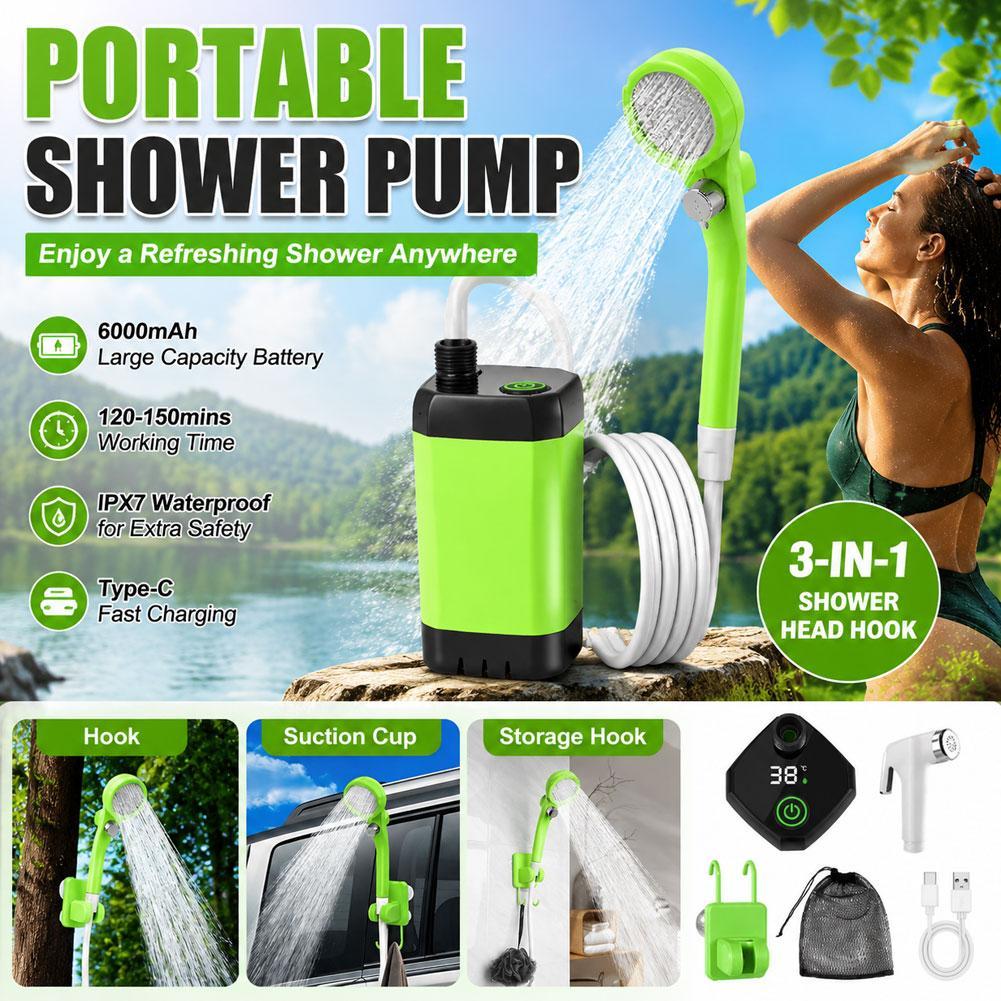 Draagbare douche voor buiten,  - Outdoor Camping Bathroom recensie en prijs