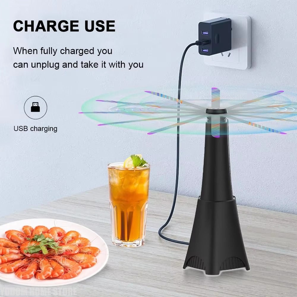 Vliegenafwerende ventilator vo - Camp Table Folding recensie en prijs