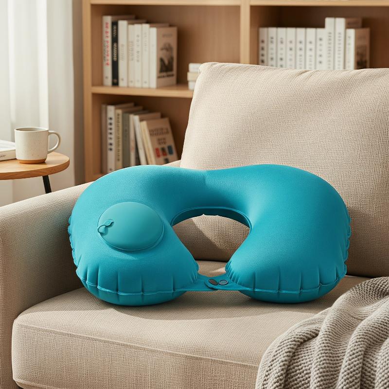 Opblaasbaar, draagbaar nekkuss - Outdoor Camping Store recensie en prijs